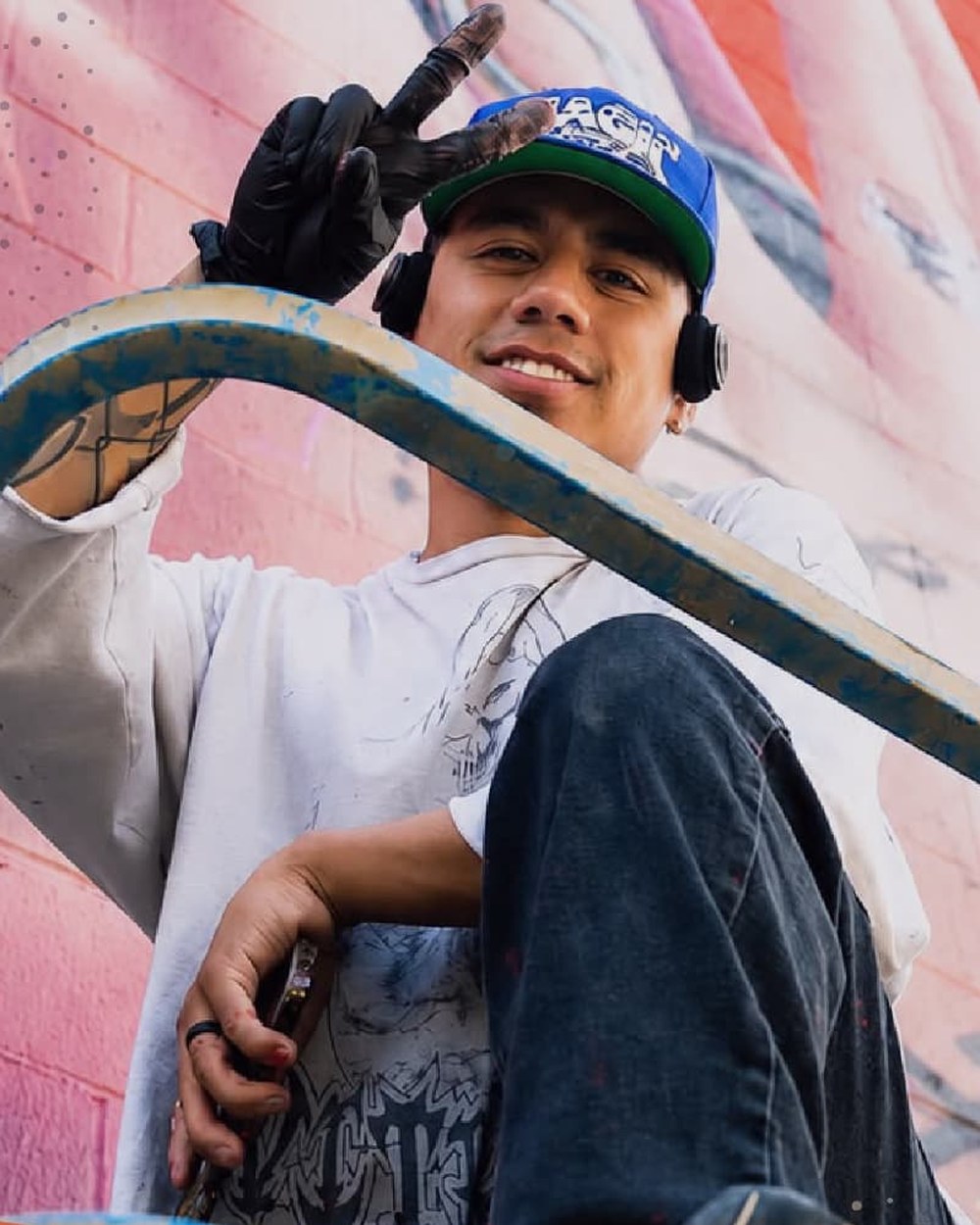 Floyd Mendoza, muralist from Houston, Texas